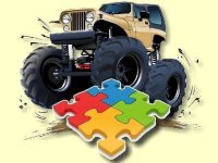 Monster Truck Jigsaw Challenge Online Puzzle Game