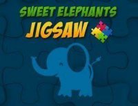 Sweet Elephants Jigsaw Puzzle Game