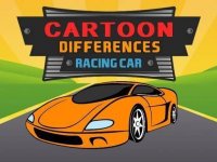 Cartoon Racing Car Differences Online Game