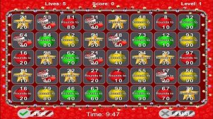 Christmas Number Crunch Rounding Math Game