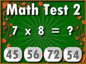 Math Test Online Game - Fun Arithmetic Puzzle