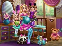 Barbie with Twins Online Game